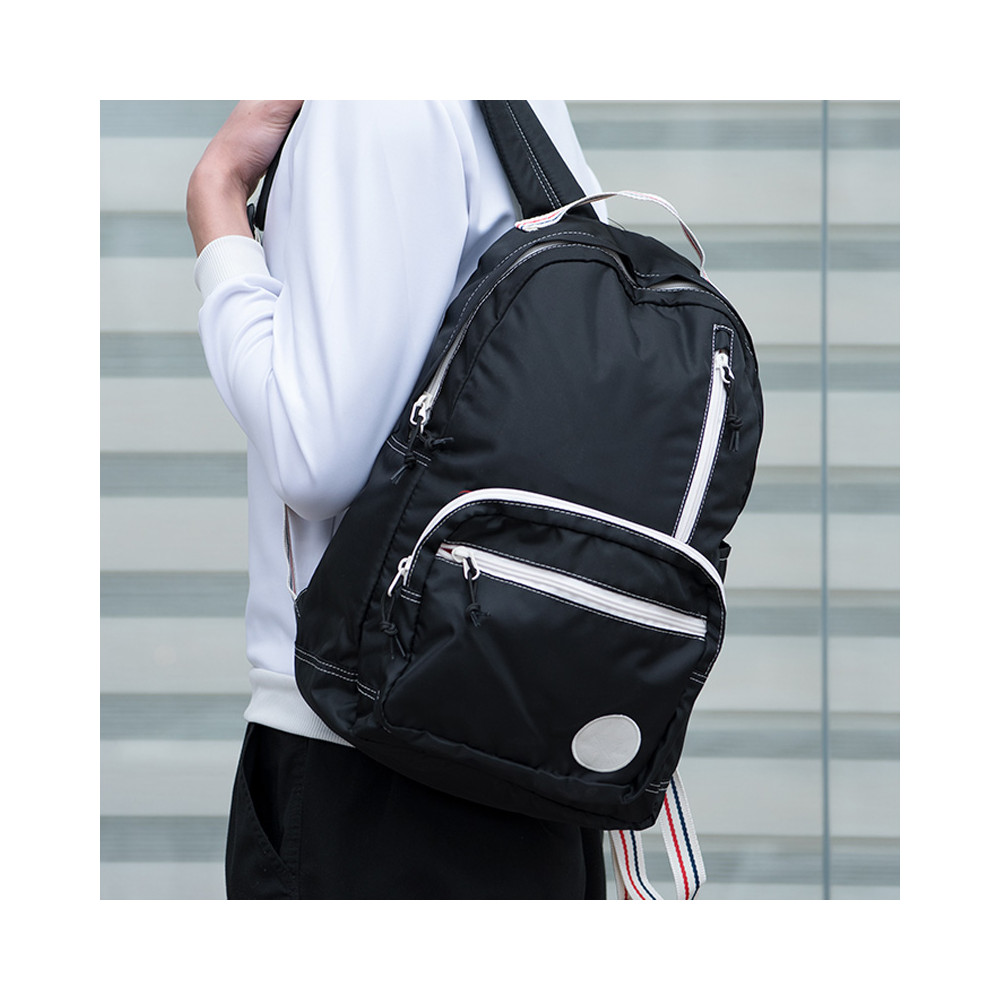 converse black backpack
