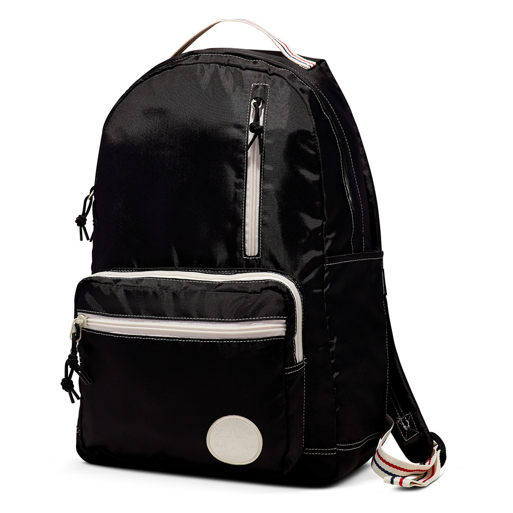 converse black backpack