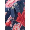 Kép 3/5 - Puma Core Pop hátizsák, kék, pink virágos