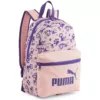 Kép 1/3 - Puma Phase Small hátizsák, rózsaszín, lila cicás