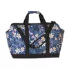 Kép 1/3 - Punta női sporttáska, utazó táska, kék, virágos