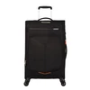Kép 1/7 - American Tourister Summerfunk 4-kerekes bővíthető bőrönd 68x42x28/30 cm, fekete
