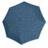 Kép 2/2 - DOPPLER Fiber Style félautomata női esernyő, kék-leveles