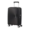 Kép 3/10 - American Tourister Soundbox 4-kerekes keményfedeles bővíthető kabin bőrönd 55x40x20/23 cm, fekete