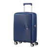 Kép 1/7 - American Tourister Soundbox 4-kerekes keményfedeles bővíthető kabin bőrönd 55x40x20/23 cm, sötétkék