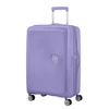Kép 3/10 - American Tourister Soundbox 4-kerekes keményfedeles bővíthető bőrönd 67 x 46.5 x 29/32 cm, lila