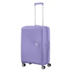 Kép 2/10 - American Tourister Soundbox 4-kerekes keményfedeles bővíthető bőrönd 67 x 46.5 x 29/32 cm, lila