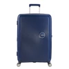 Kép 1/9 - American Tourister Soundbox 4-kerekes keményfedeles bővíthető bőrönd 67 x 46.5 x 29/32 cm, sötétkék