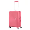 Kép 4/7 - American Tourister Soundbox 4-kerekes keményfedeles bővíthető bőrönd 67 x 46.5 x 29/32 cm, rózsaszín
