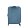 Kép 3/10 - American Tourister Soundbox 4-kerekes keményfedeles bővíthető bőrönd 67 x 46.5 x 29/32 cm, szürkés kék