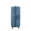 Kép 4/10 - American Tourister Soundbox 4-kerekes keményfedeles bővíthető bőrönd 67 x 46.5 x 29/32 cm, szürkés kék