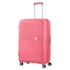 Kép 4/8 - American Tourister Soundbox 4-kerekes keményfedeles bővíthető bőrönd 77 x 51.5 x 29.5/32.5 cm, rózsaszín