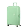 Kép 2/10 - American Tourister Soundbox 4-kerekes keményfedeles bővíthető bőrönd 77 x 51.5 x 29.5/32.5 cm, pasztell zöld