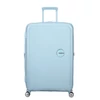 Kép 1/6 - American Tourister Soundbox 4-kerekes keményfedeles bővíthető bőrönd 77 x 51.5 x 29.5/32.5 cm, pasztell kék