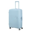 Kép 6/6 - American Tourister Soundbox 4-kerekes keményfedeles bővíthető bőrönd 77 x 51.5 x 29.5/32.5 cm, pasztell kék