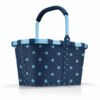 Kép 1/6 - Reisenthel Carrybag frame kosár, mixed dots blue
