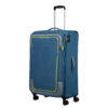 Kép 7/11 - American Tourister Pulsonic Spinner 4-kerekes bővíthető bőrönd 81 x 49 x 31/34 cm, kék