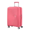 Kép 2/7 - American Tourister Soundbox 4-kerekes keményfedeles bővíthető bőrönd 67 x 46.5 x 29/32 cm, rózsaszín
