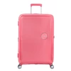 Kép 1/8 - American Tourister Soundbox 4-kerekes keményfedeles bővíthető bőrönd 77 x 51.5 x 29.5/32.5 cm, rózsaszín