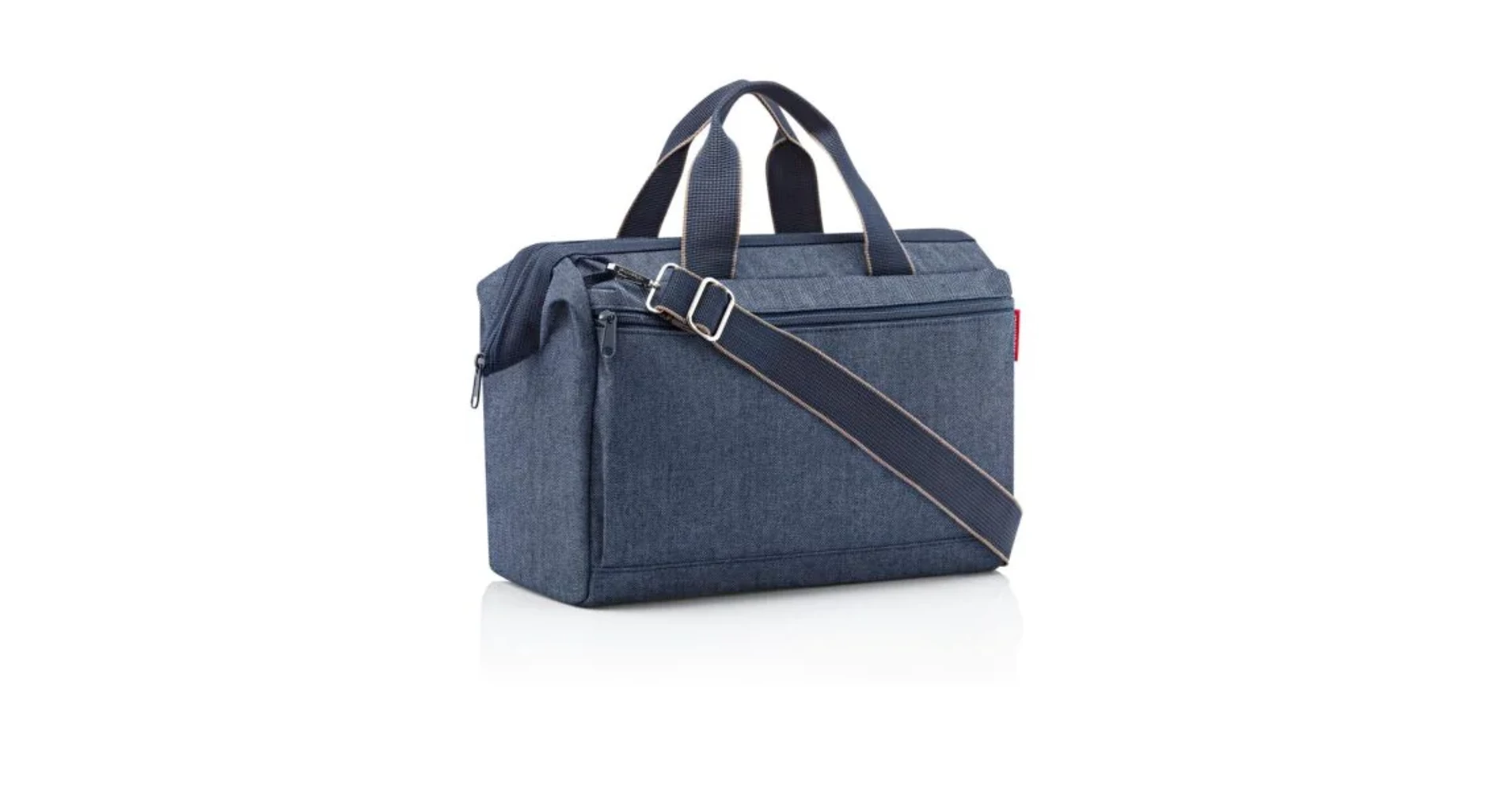 Reisenthel EG4113 OVERNIGHTER-BACKPACK M HERRINGBONE DARK BLUE Gym Bag Mujer HERRINGBONE DARK BLUE Tamaño Unica
