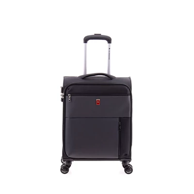 Gladiator Arctic 4-kerekes kabinbőrönd 55x40x20/23 cm, fekete