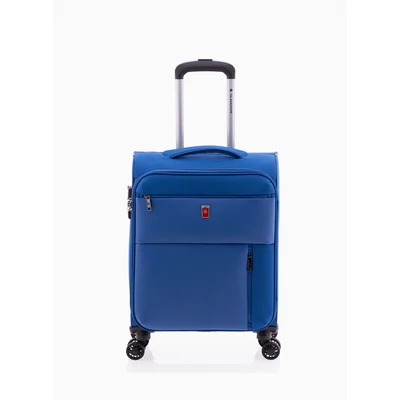 Gladiator Arctic 4-kerekes kabinbőrönd 55x40x20/23 cm, kék