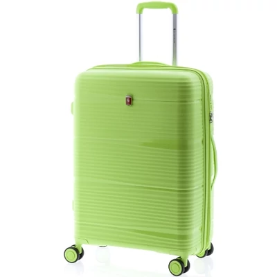 Gladiator BIONIC 4-kerekes keményfedeles bővíthető bőrönd 65x46x25/31cm, világoszöld