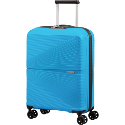 American Tourister AIRCONIC 4-kerekes keményfedeles kabin bőrönd 55x40x20cm, világos kék