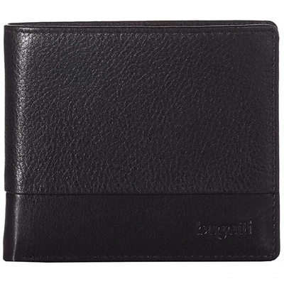 Bugatti férfi bőrpénztárca, Atlanta, fekete