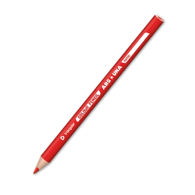 Ars Una háromszögletű színes ceruza, jumbo-piros