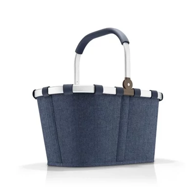 Reisenthel Carrybag kosár,  herringbone dark blue