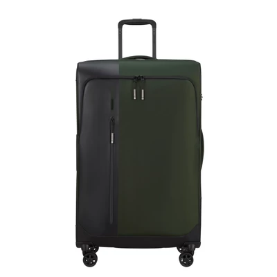 Samsonite Biz2Go TRVL spinner 4-kerekes bővíthető bőrönd 77 x 48 x 29/32 cm, khaki