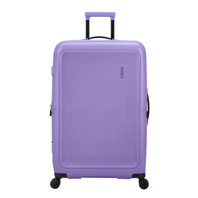American Tourister Dashpop 4-kerekes keményfedeles bővíthető bőrönd 77 x 50 x 30/33 cm, lila