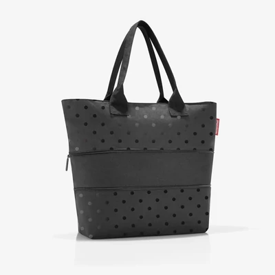 Reisenthel Shopper e1, glossy dots black