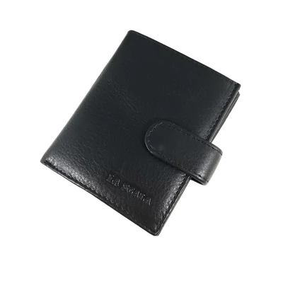 Bőr kártyatartó La Scala LUX, fekete