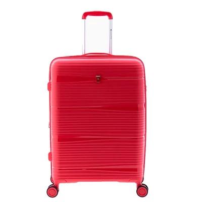 Gladiator BIONIC 4-kerekes keményfedeles bővíthető bőrönd 65x46x25/31cm, korall