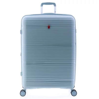 Gladiator BIONIC 4-kerekes keményfedeles bővíthető bőrönd 76x53x29/31cm, kék