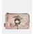 Anekke  Peace and Love cipzáras közepes méretű női pénztárca, rózsaszín