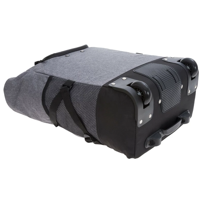 Punta gurulós bevásárlótáska, szürke