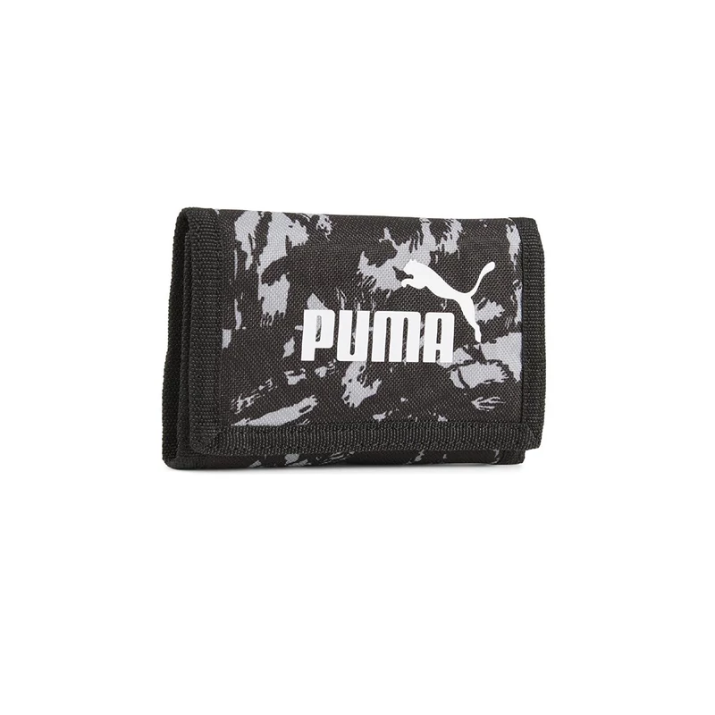 Puma Phase AOP Wallet pénztárca, fekete- mintás