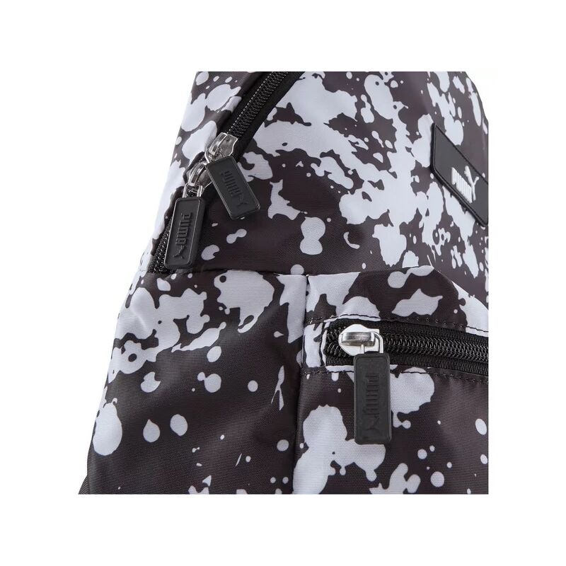 Puma Core Pop hátizsák, fekete, fehér mintás