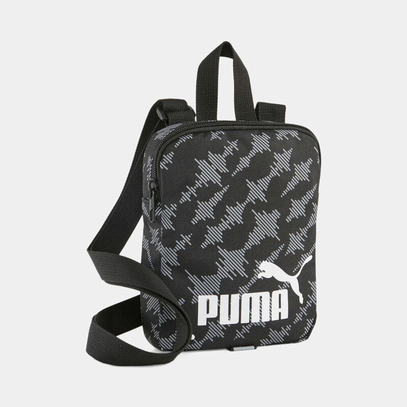 Puma Phase AOP kis oldaltáska, fekete mintás