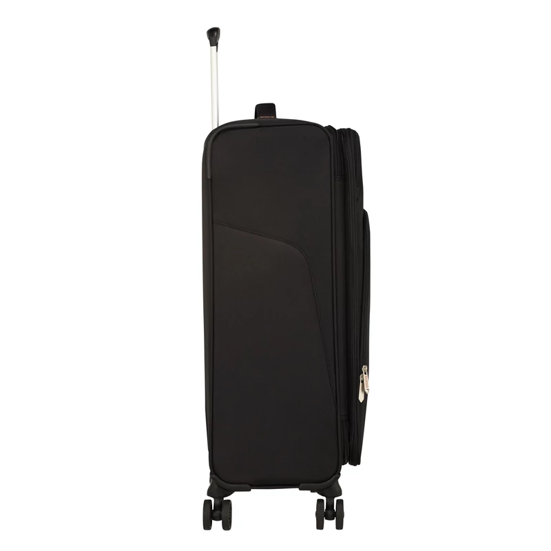 American Tourister Summerfunk 4-kerekes bővíthető bőrönd 68x42x28/30 cm, fekete