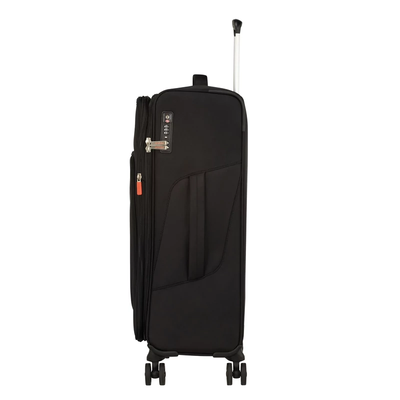 American Tourister Summerfunk 4-kerekes bővíthető bőrönd 68x42x28/30 cm, fekete
