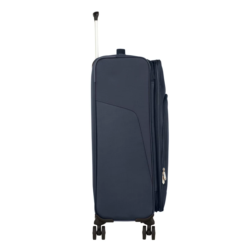 American Tourister Summerfunk 4-kerekes bővíthető bőrönd 68x42x28/30 cm, sötétkék