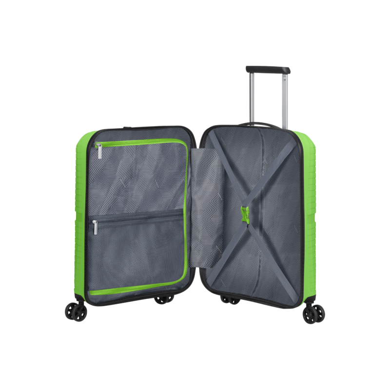 American Tourister AIRCONIC 4-kerekes keményfedeles kabin bőrönd 55x40x20cm, világos zöld