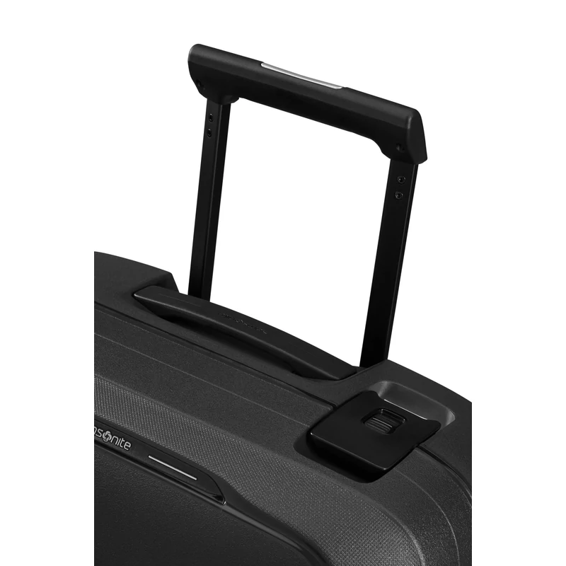 Samsonite Essens spinner 4-kerekes keményfedeles bőrönd 69 x 49 x 30 cm, fekete