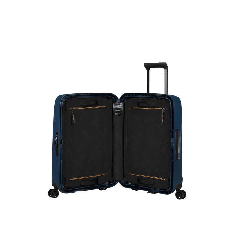 Samsonite Essens spinner 4-kerekes keményfedeles bőrönd 69 x 49 x 30 cm, sötétkék