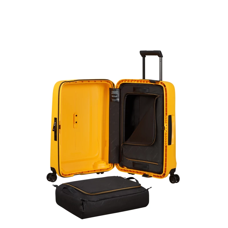 Samsonite Essens spinner 4-kerekes keményfedeles bőrönd 69 x 49 x 30 cm, sárga