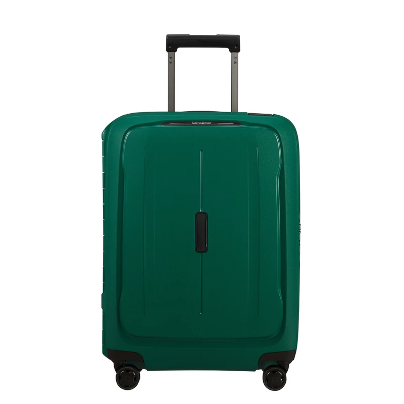 Samsonite Essens spinner 4-kerekes keményfedeles kabin bőrönd 55x40x20cm, zöld